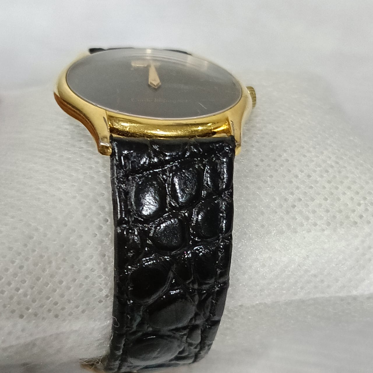 Montre Emile pequignet mécanique original en plaqué or vintage