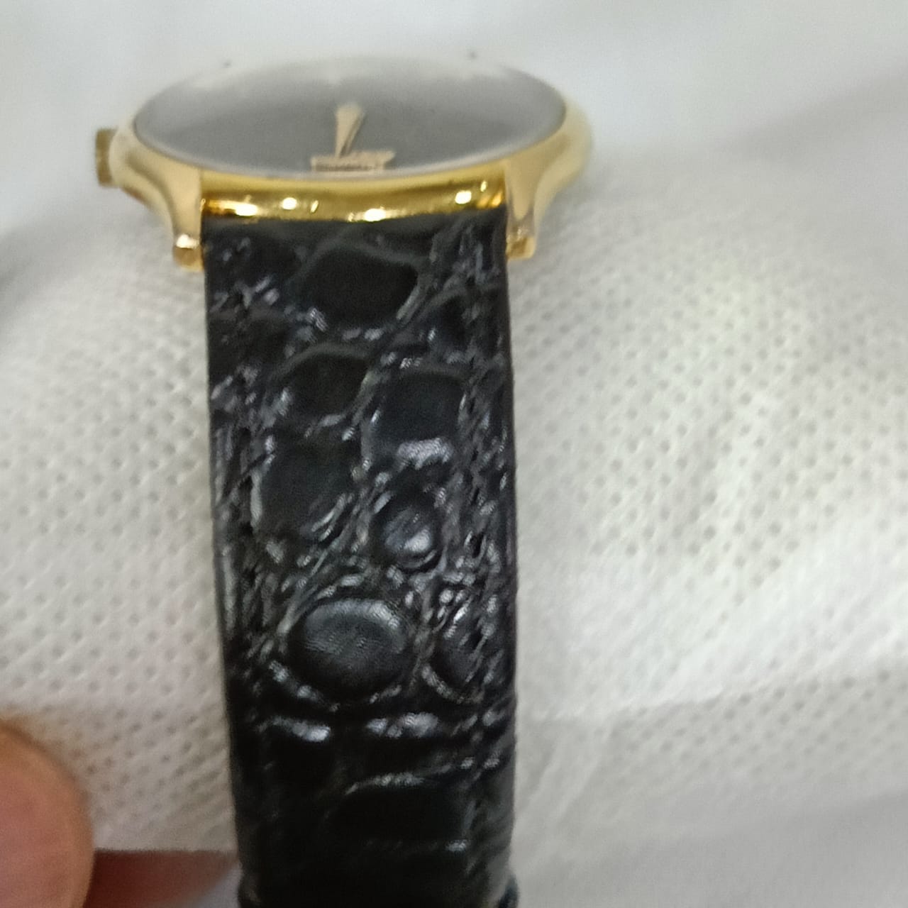 Montre Emile pequignet mécanique original en plaqué or vintage