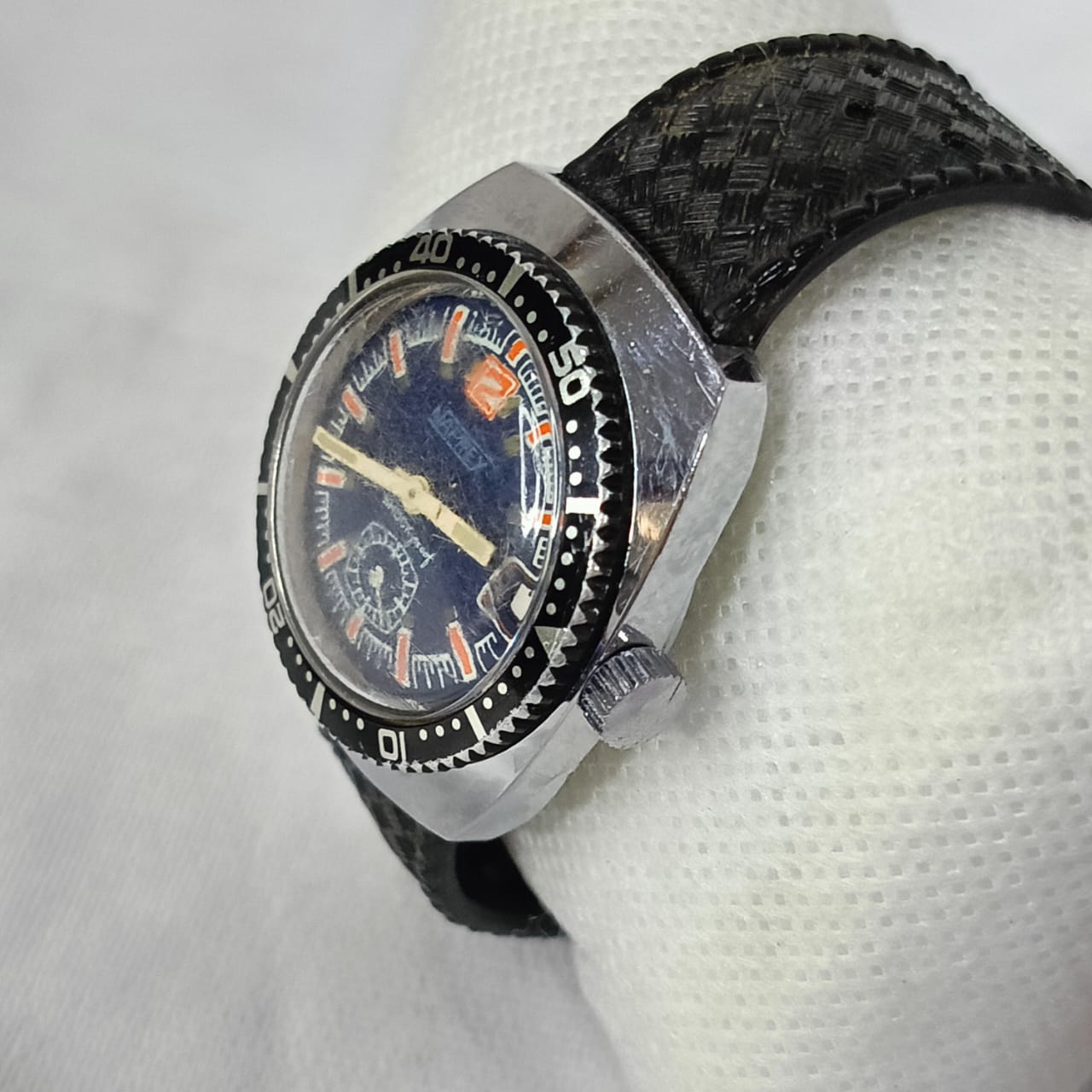 Montre nappey mécanique plongée vintage original
