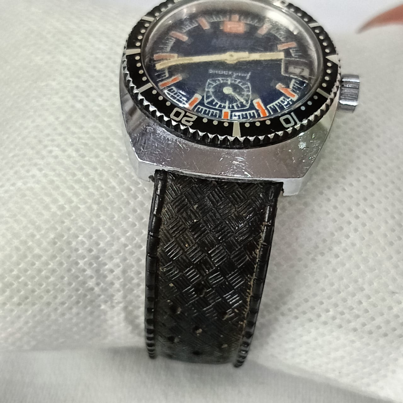 Montre nappey mécanique plongée vintage original