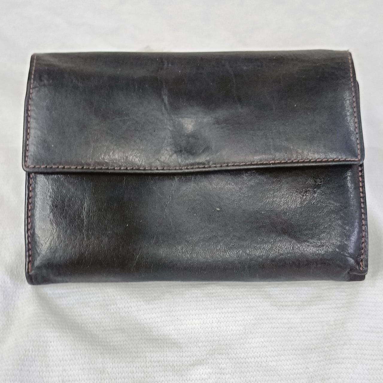 Portefeuille parmiso en cuir vintage original