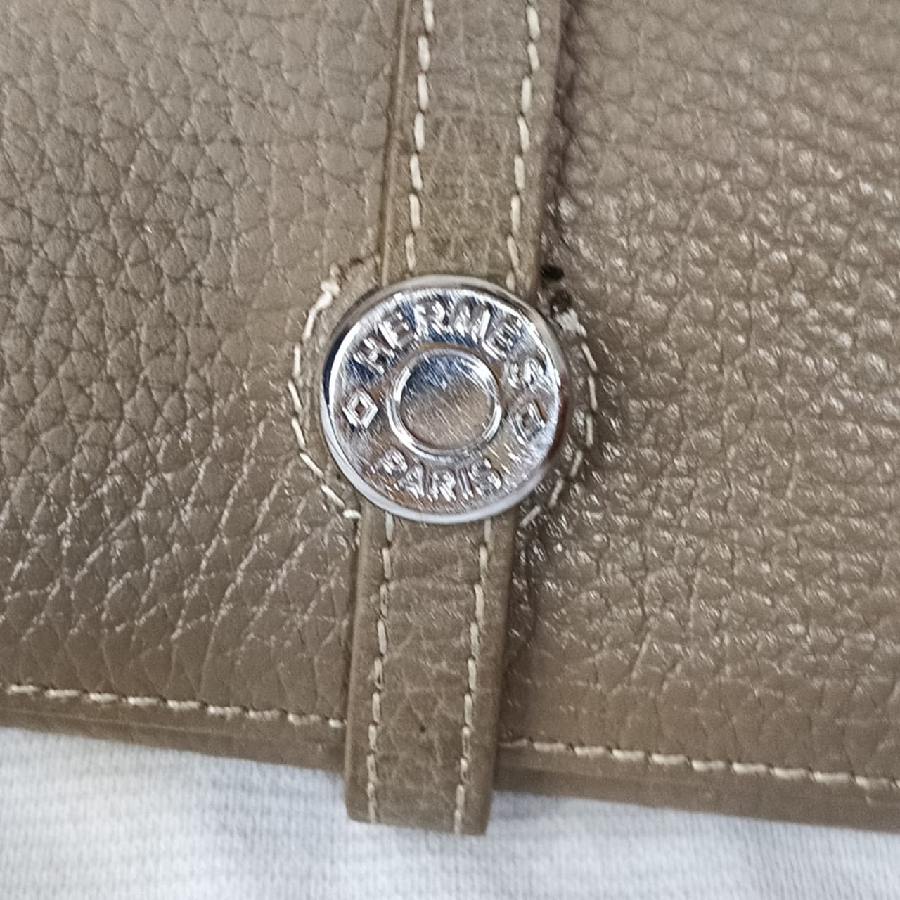 Portefeuille Hermes paris en cuir