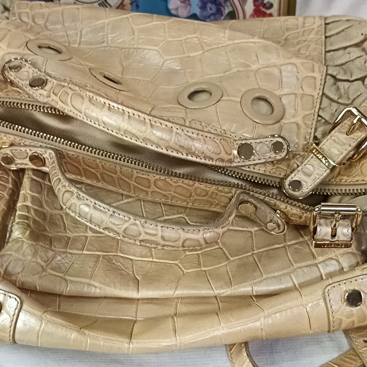 Sac Versace femme en cuir original