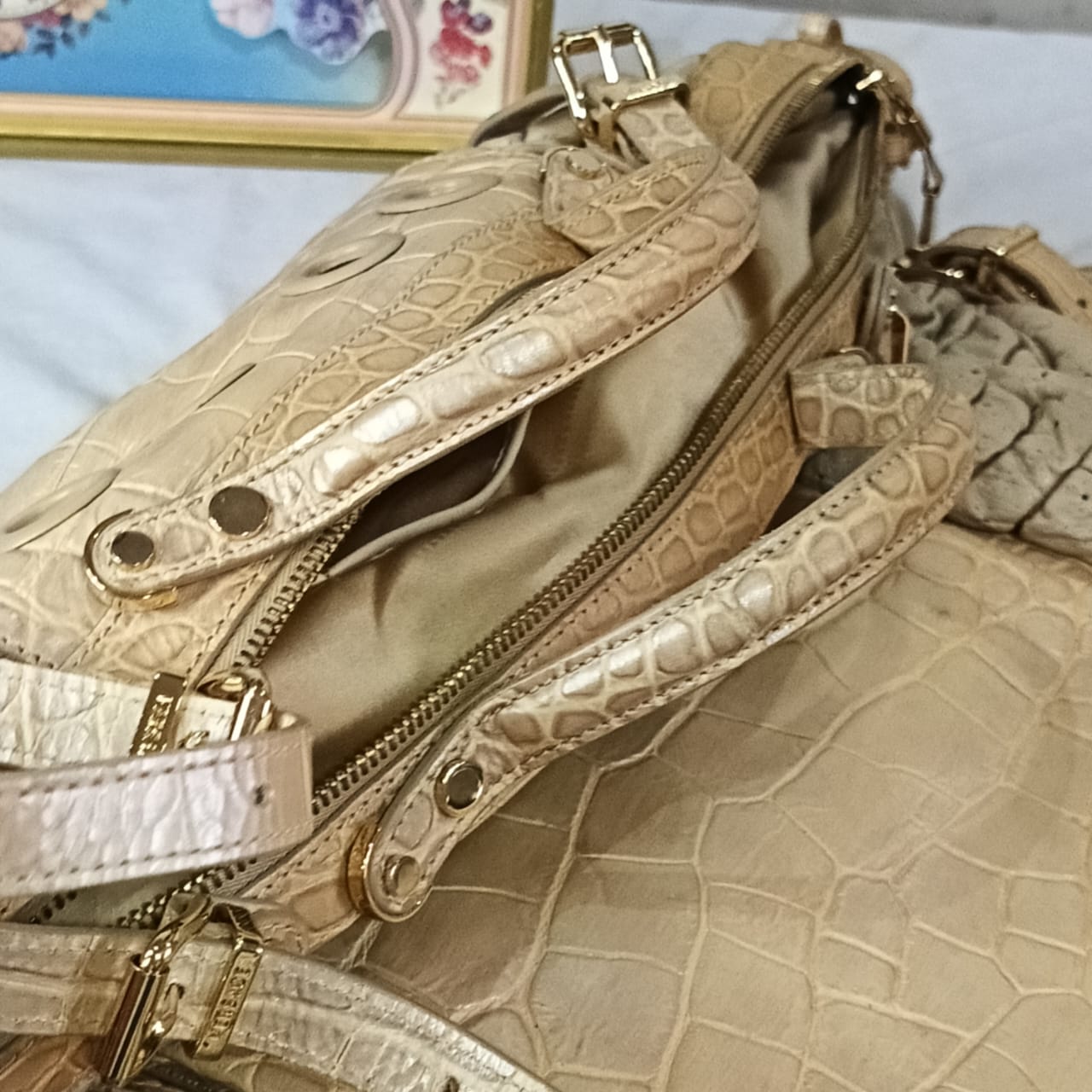 Sac Versace femme en cuir original