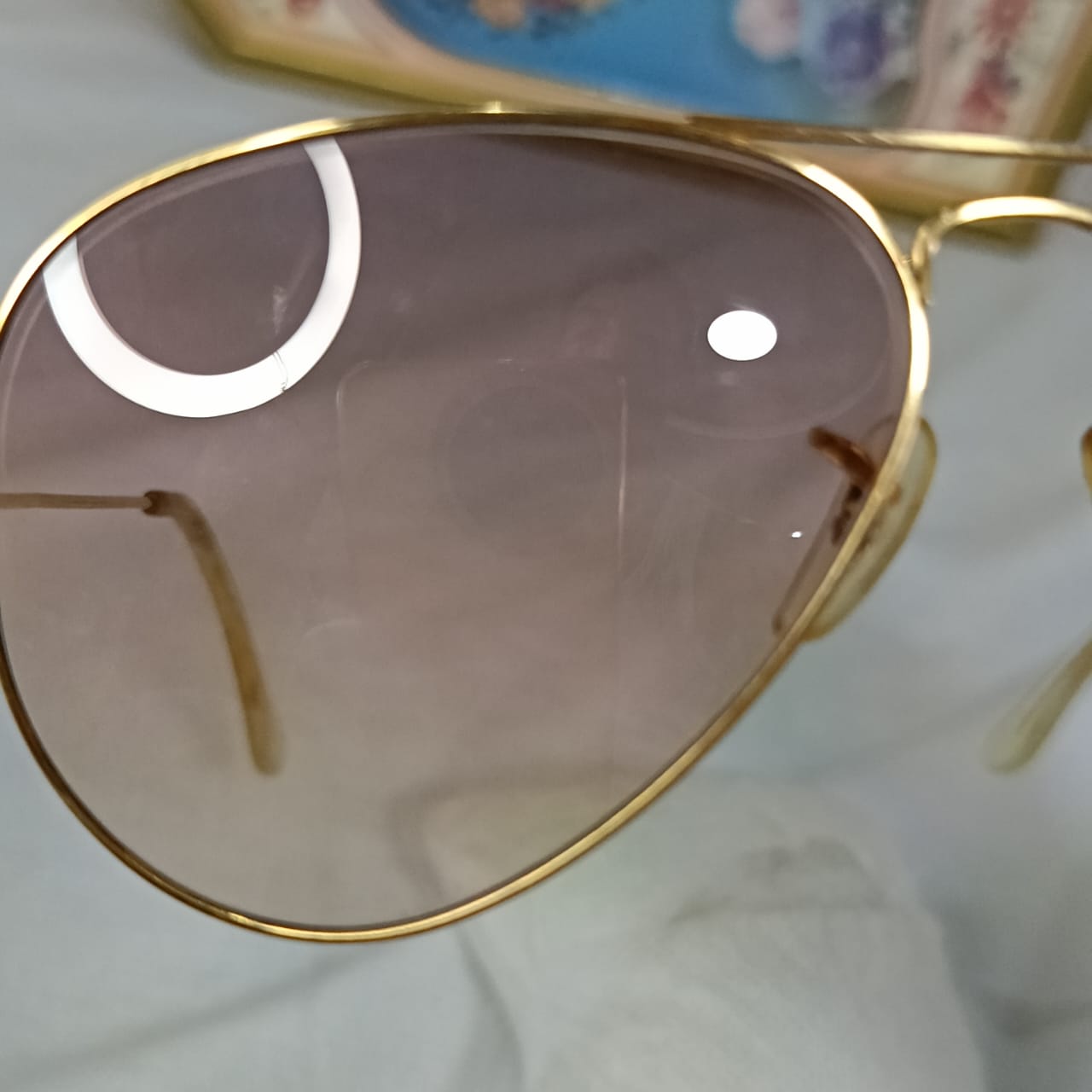 Lunette ray ben USA bl original dégradé 4 cison