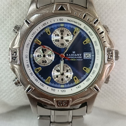Montre Radiant chronographe Quartz original acier inoxydable