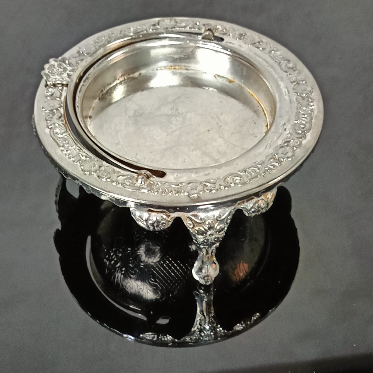 S'écrie argenté antique vintage