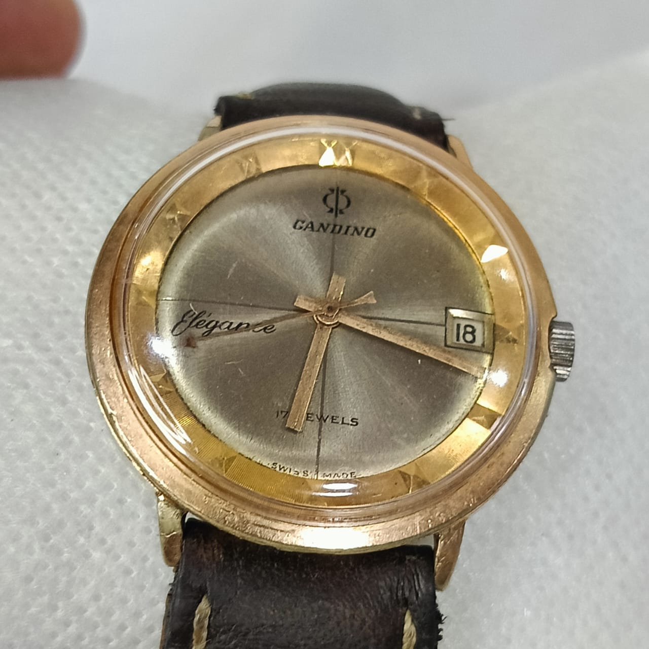 Montre candino mécanique vintage original
