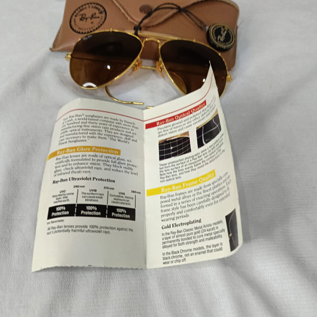 Lunette ray ben USA bl original rare vintage neuf