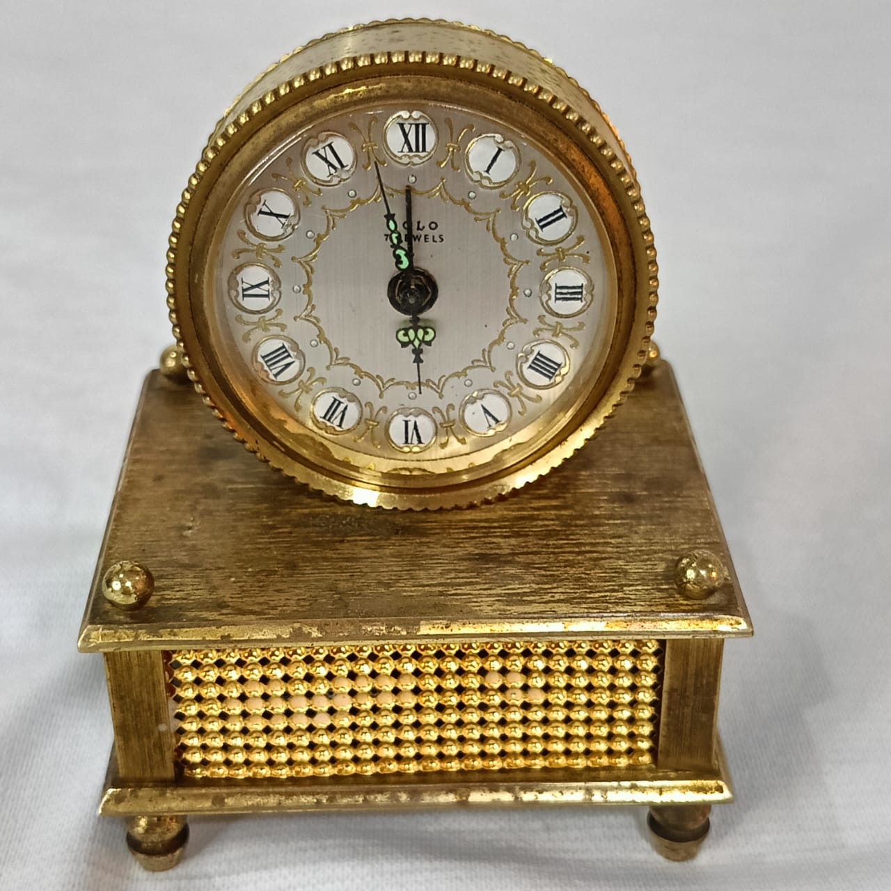 Prix 18000Ancien ravail solo en bronze doré mécanique vintage et musique mécanique
