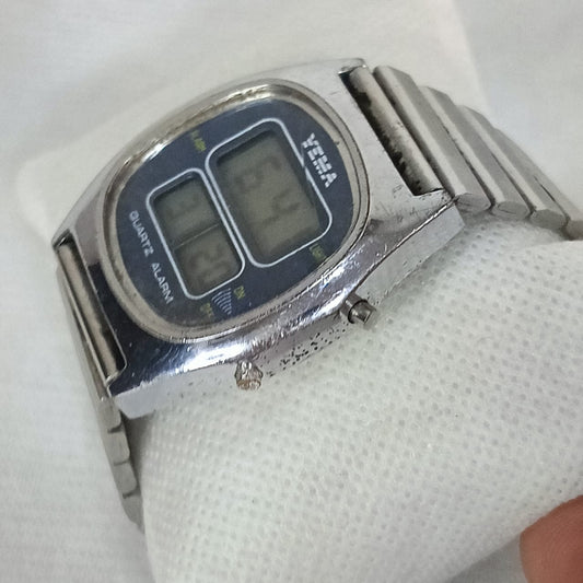 Montre yema analogique montre acier inoxydable vintage original