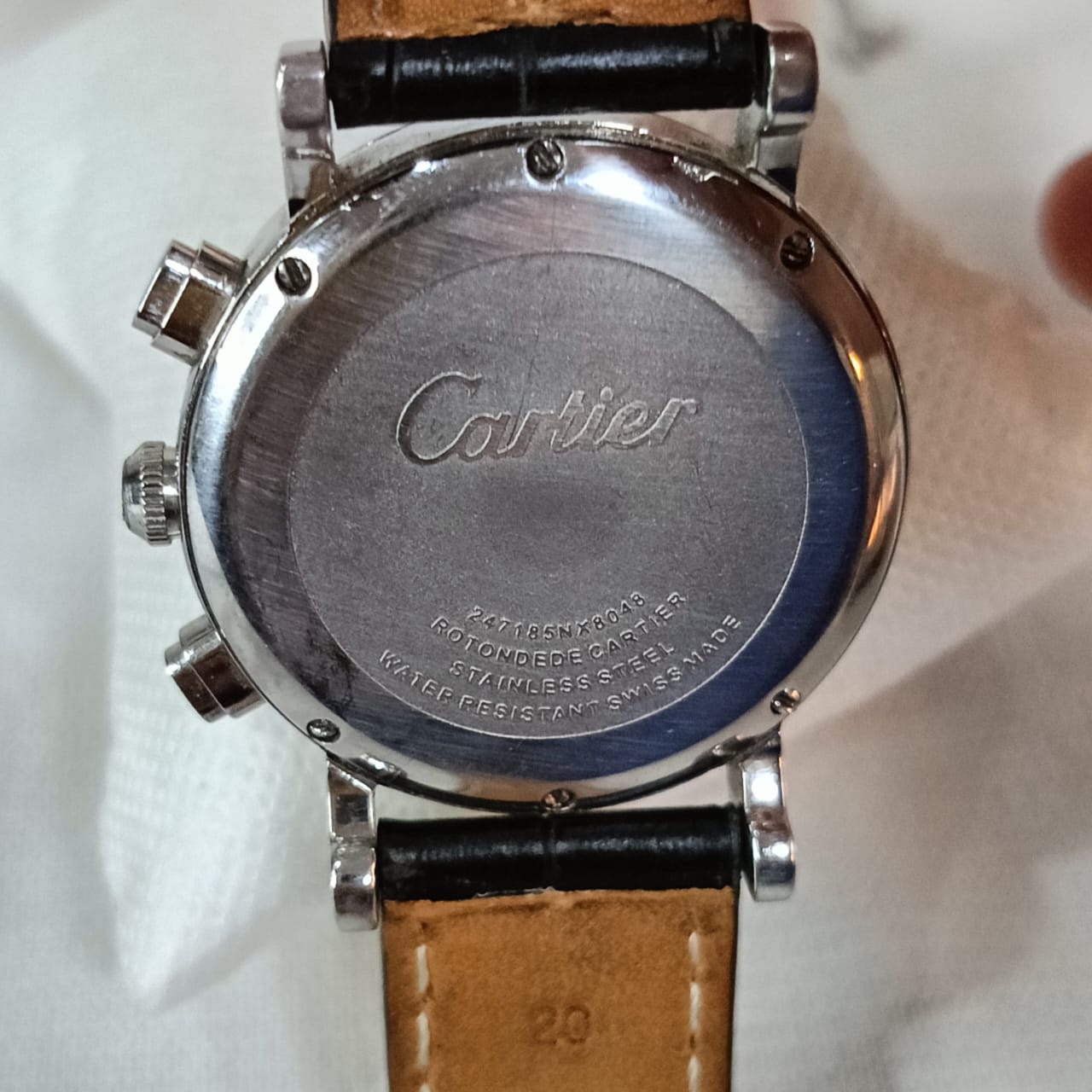 Montre Cartier cronographe Quartz  40mm Prix 25000