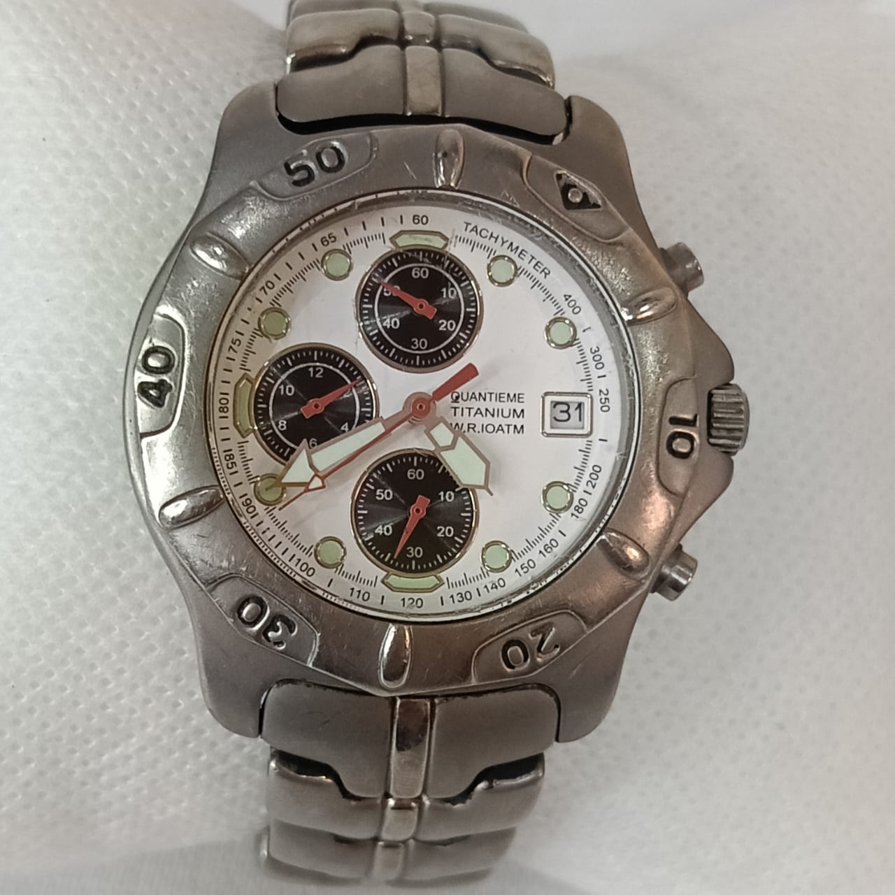 Montre quantième titanium original Quartz