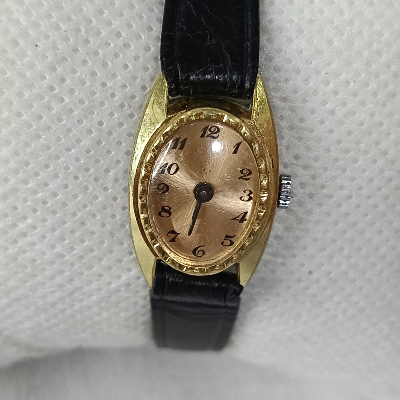 Montre mécanique femme vintage original en plaqué or