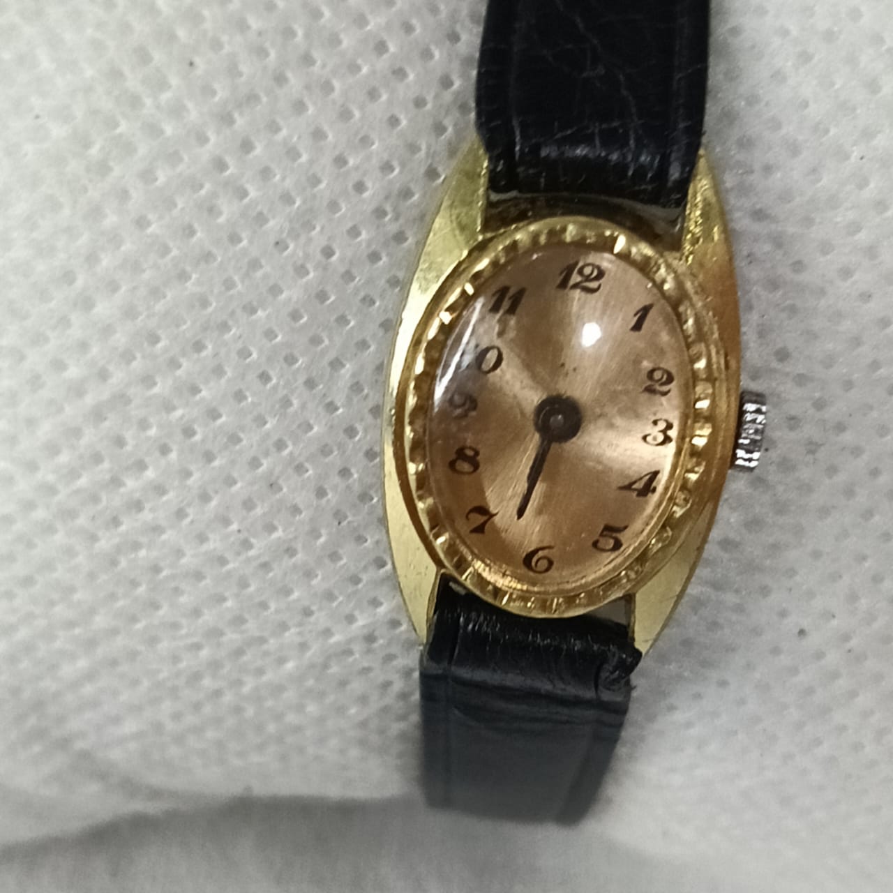Montre mécanique femme vintage original en plaqué or