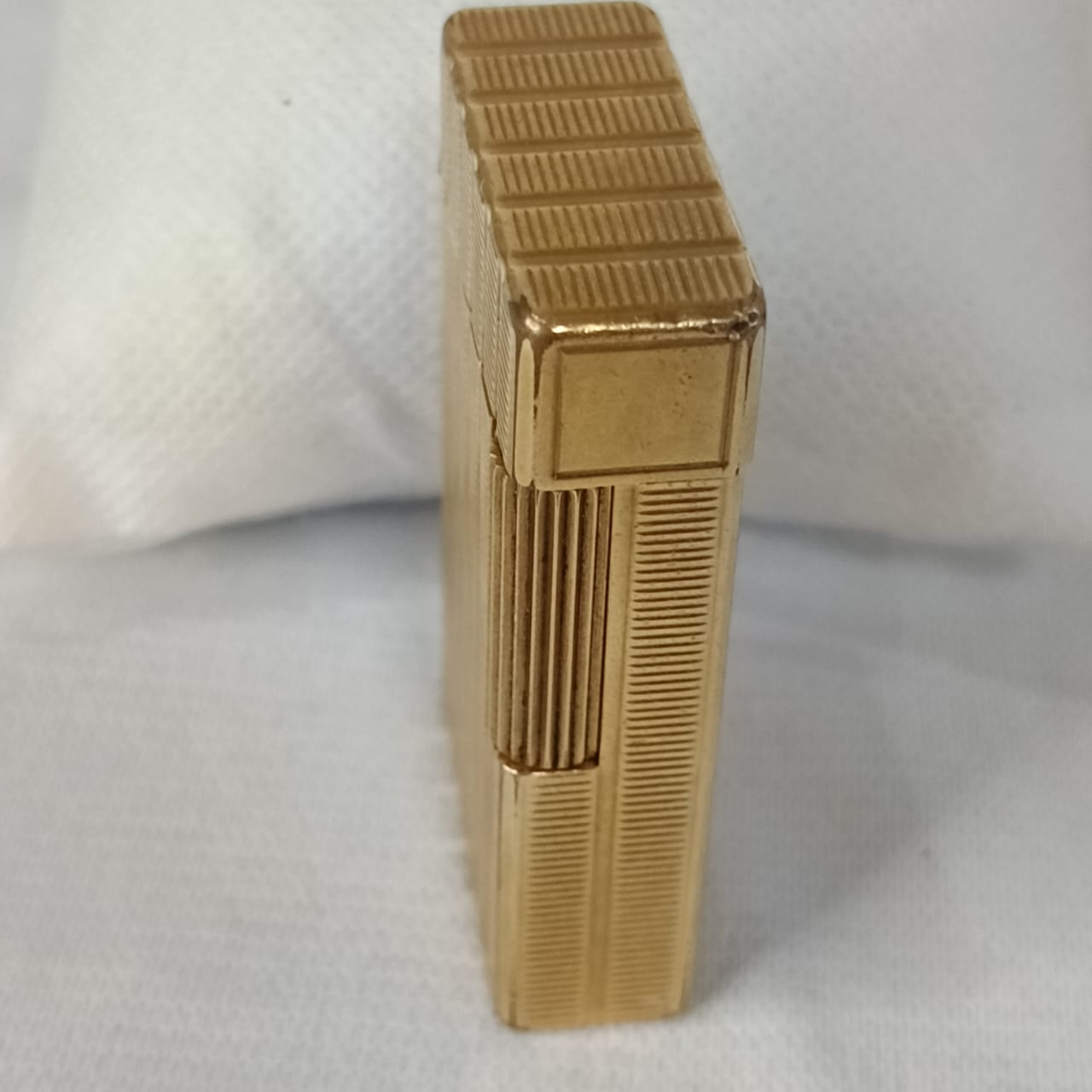 Briquet Dupont en plaqué or vintage France