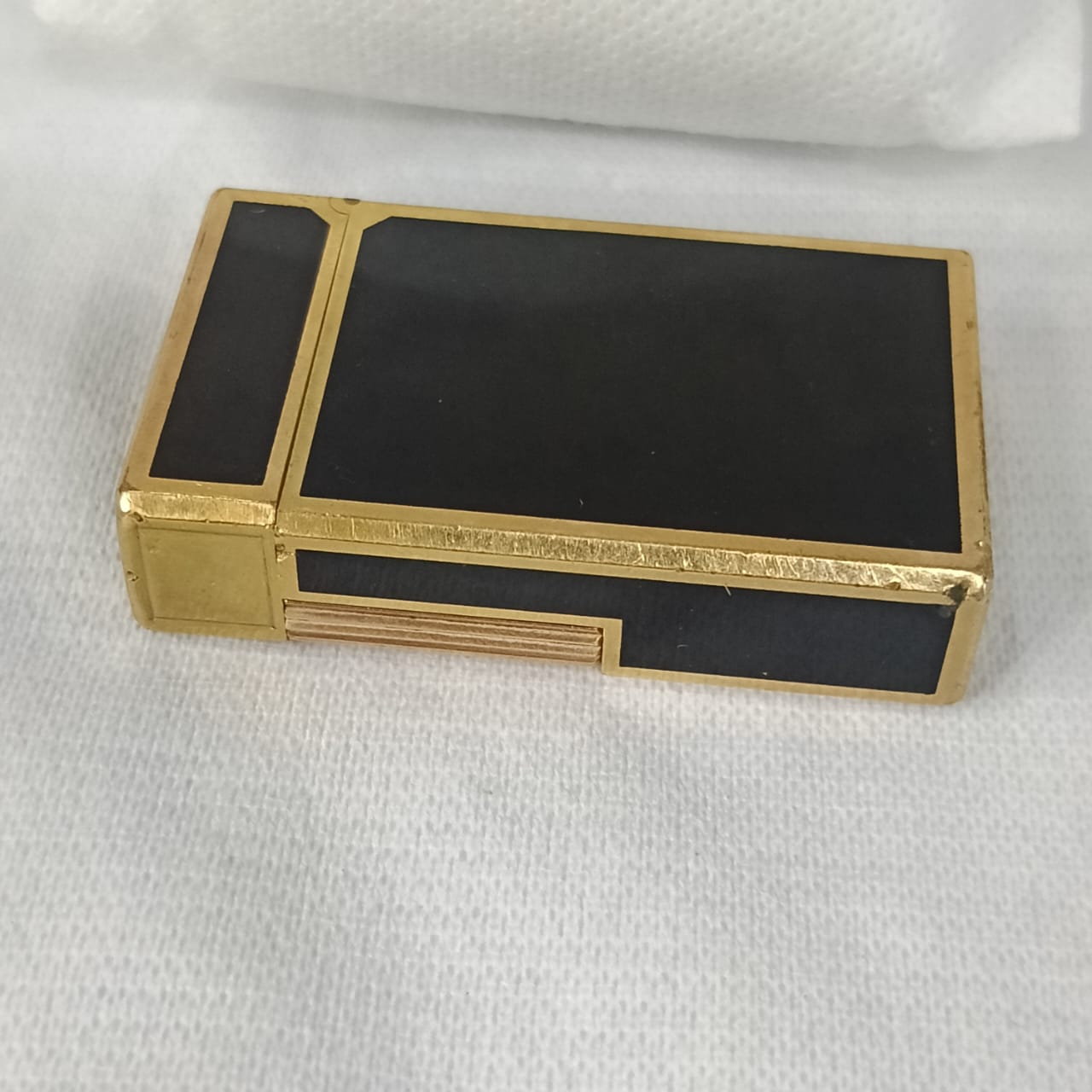 Briquet Dupont en plaqué or vintage France