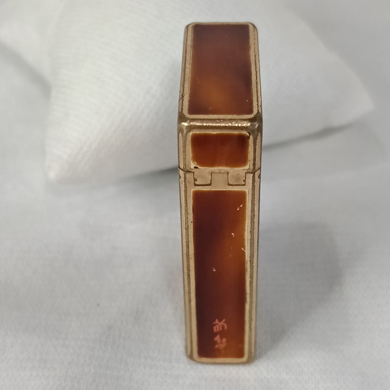 Briquet Dupont en plaqué or vintage France