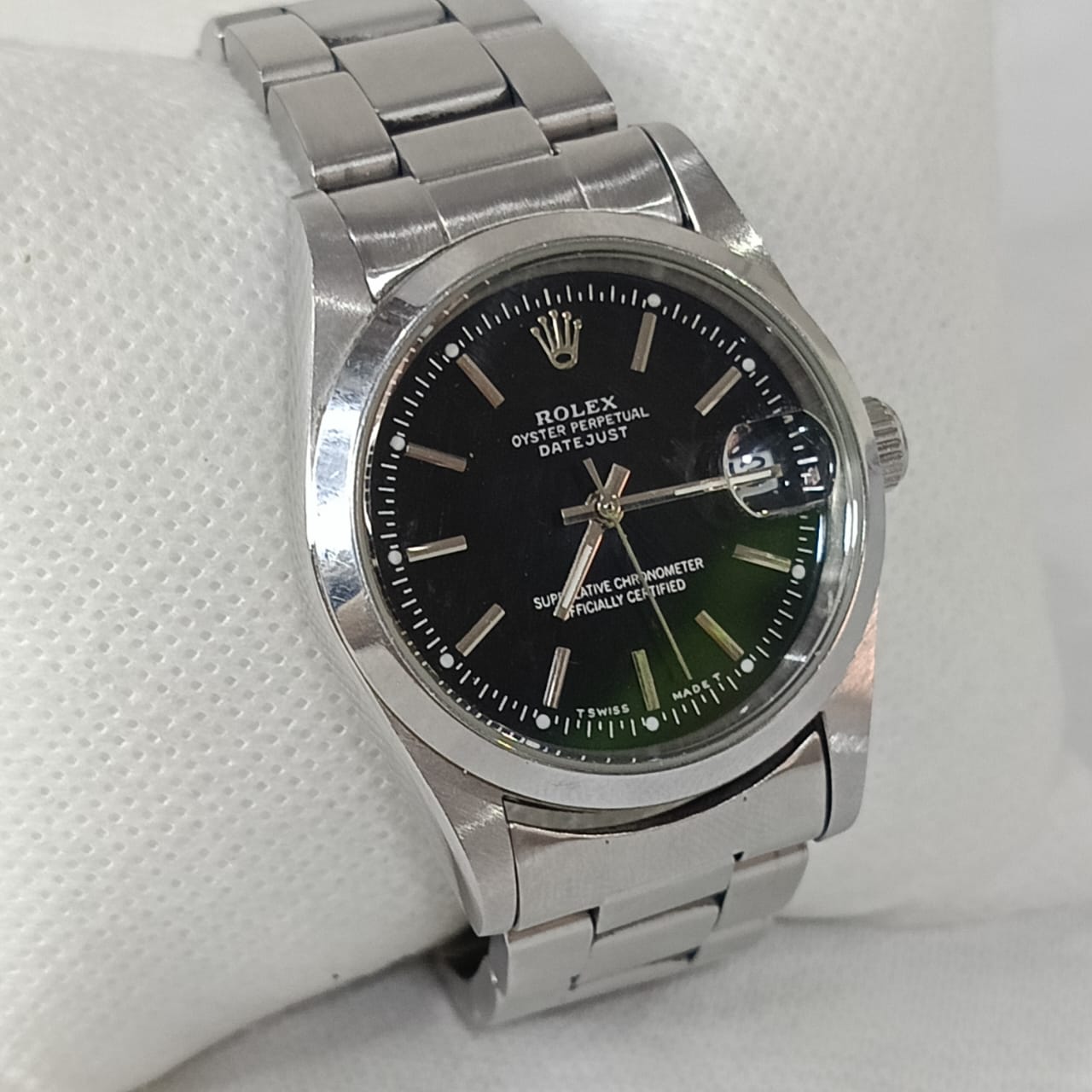 Montre Rolex automatique acier inoxydable vintage