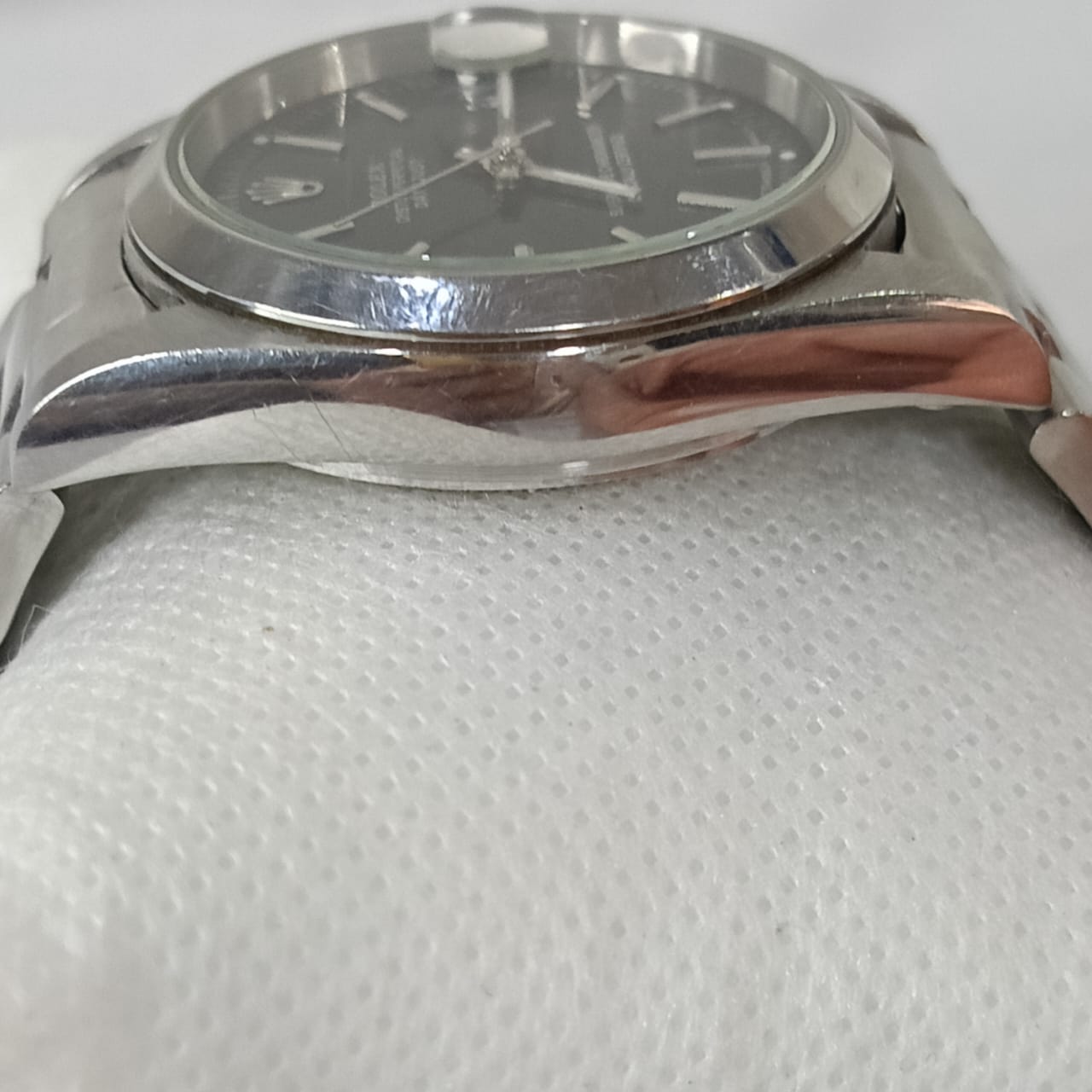 Montre Rolex automatique acier inoxydable vintage