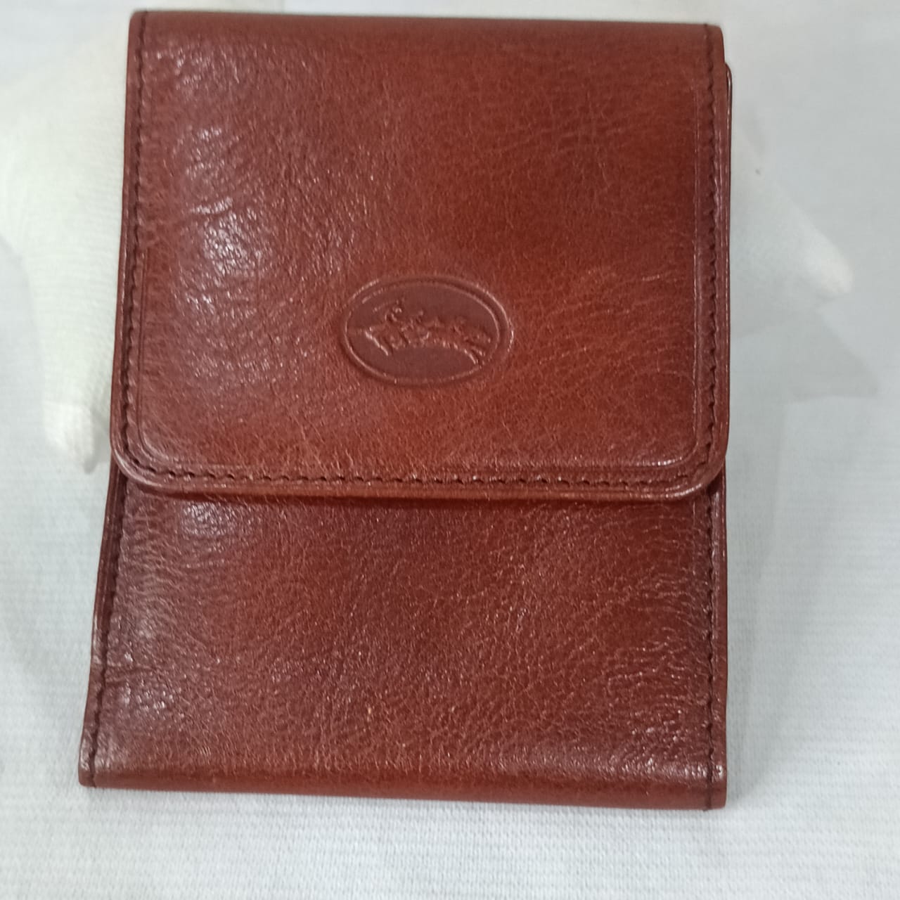 Portefeuille pancine l en cuir vintage original