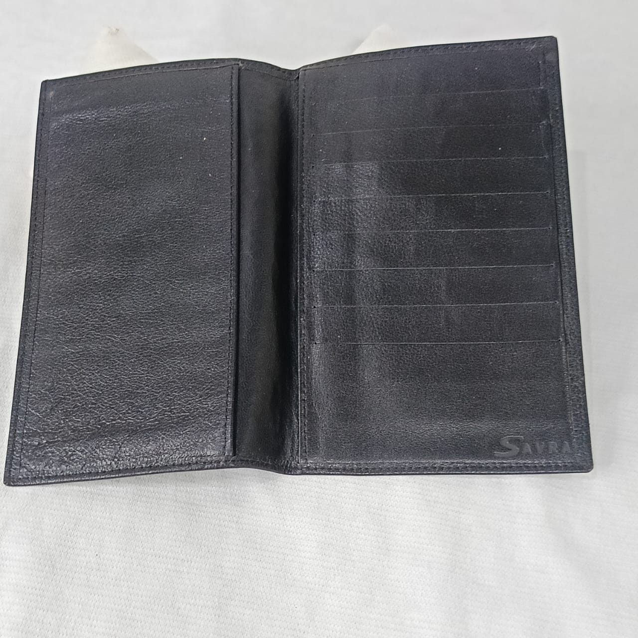 Portefeuille savra en cuir vintage original