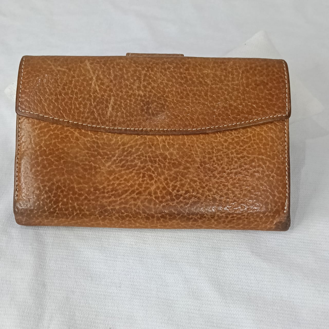 Portefeuille en cuir vintage original