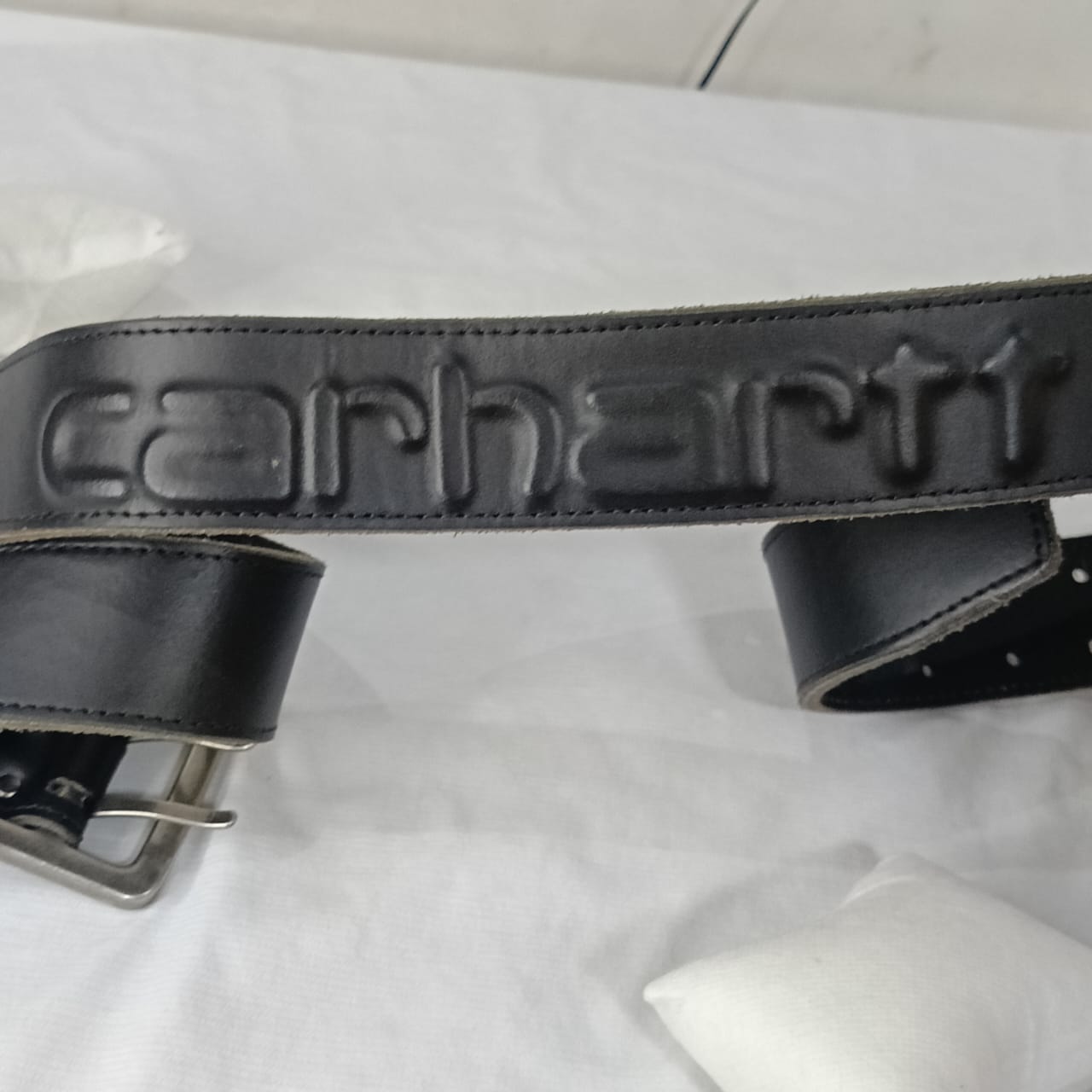 Ceinture carhartt en cuir homme vintage original
