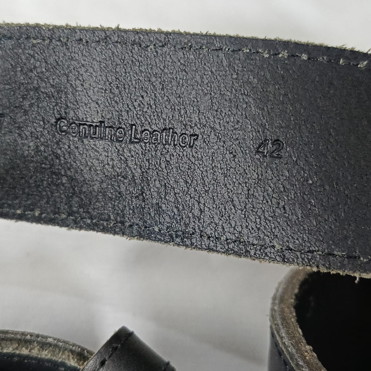 Ceinture en cuir vintage original homm