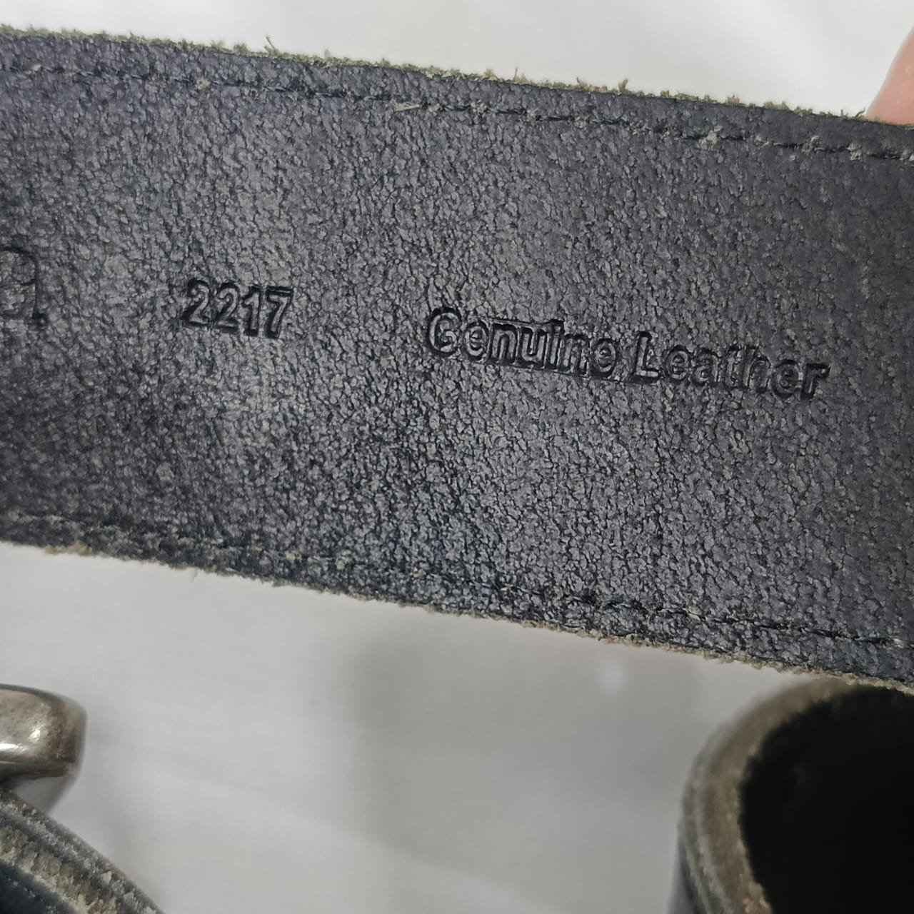 Ceinture en cuir vintage original homm