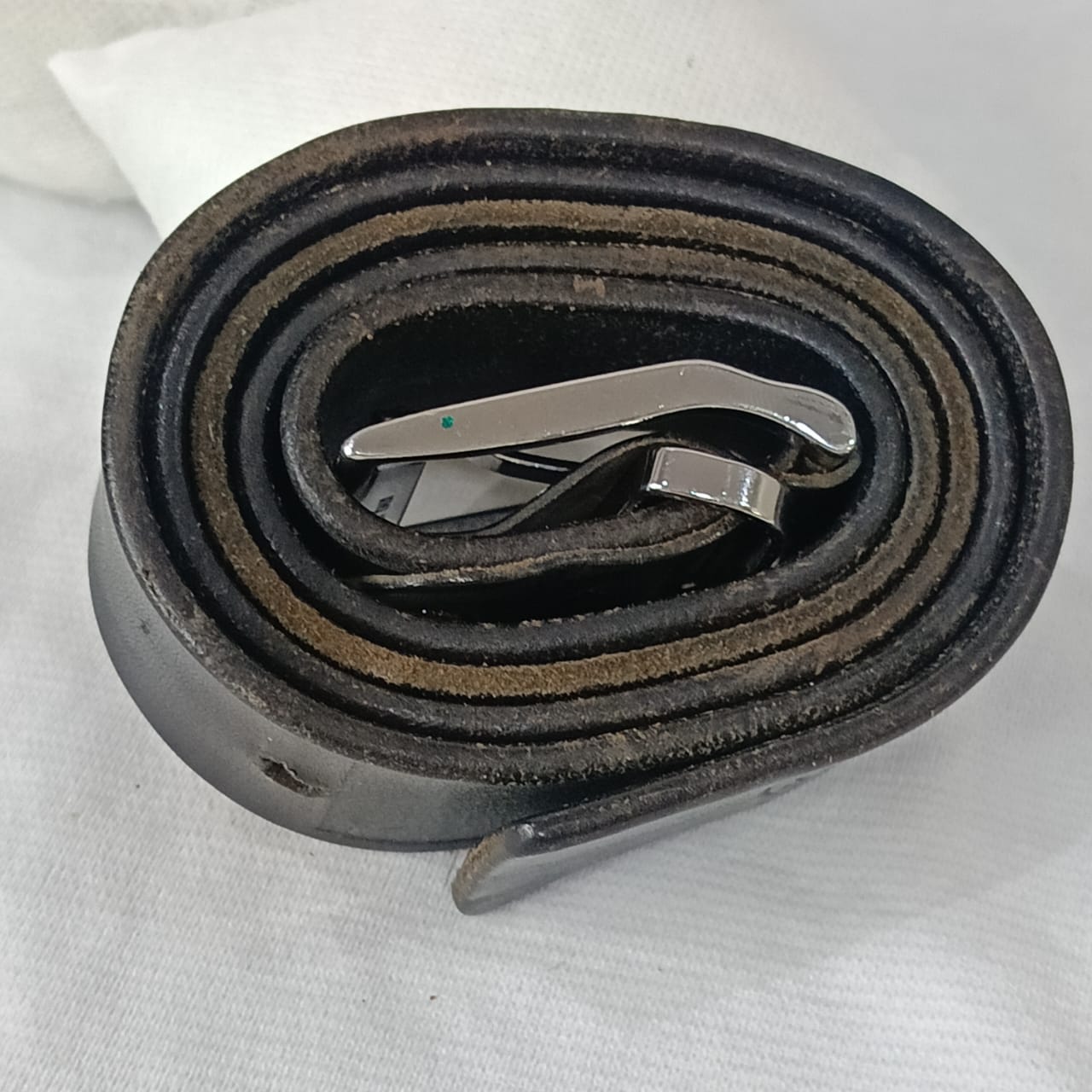 Ceinture en cuir vintage original homme