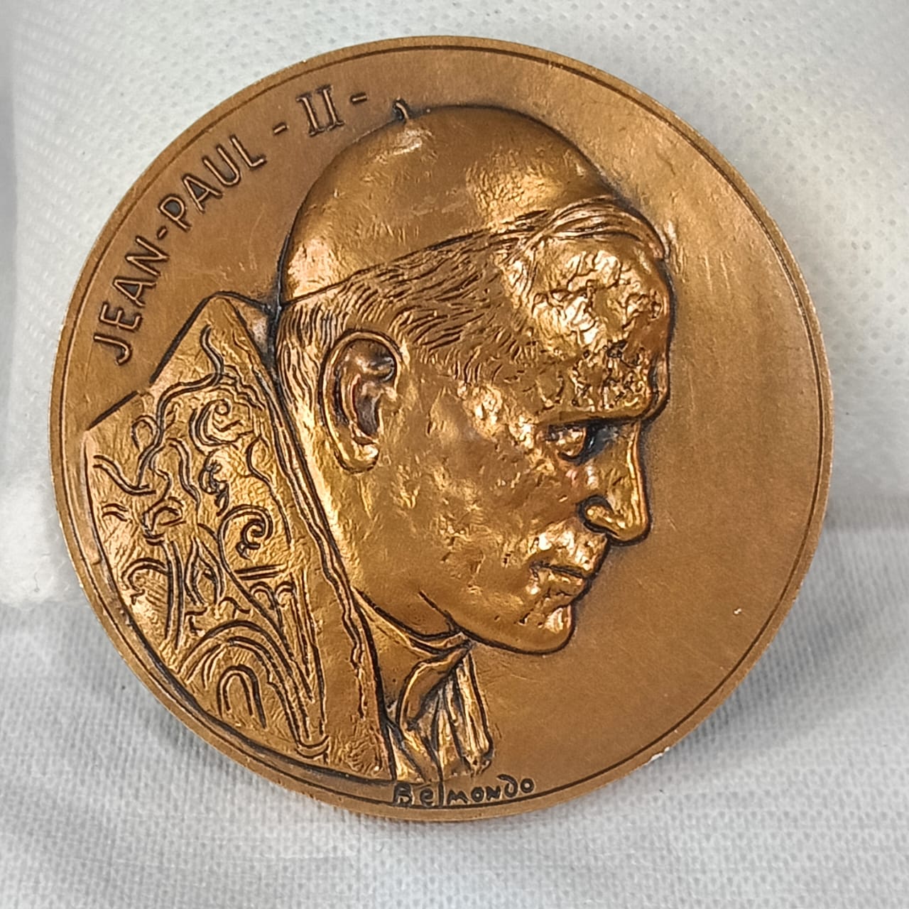 Ancien médaille rare vintage en bronze