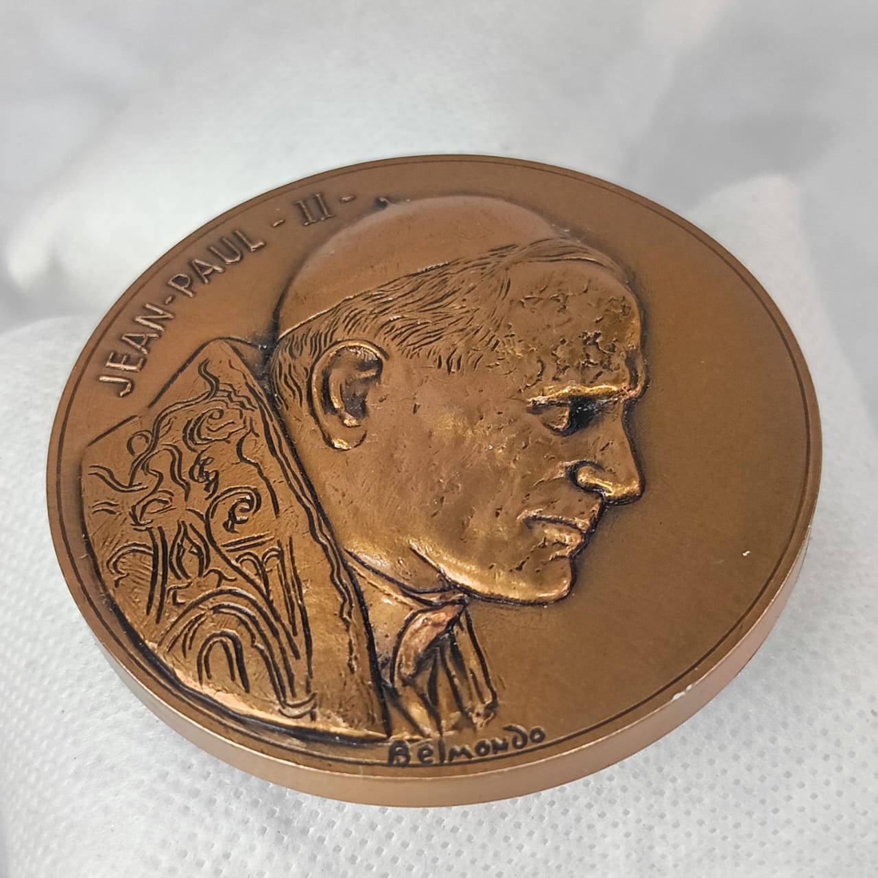 Ancien médaille rare vintage en bronze