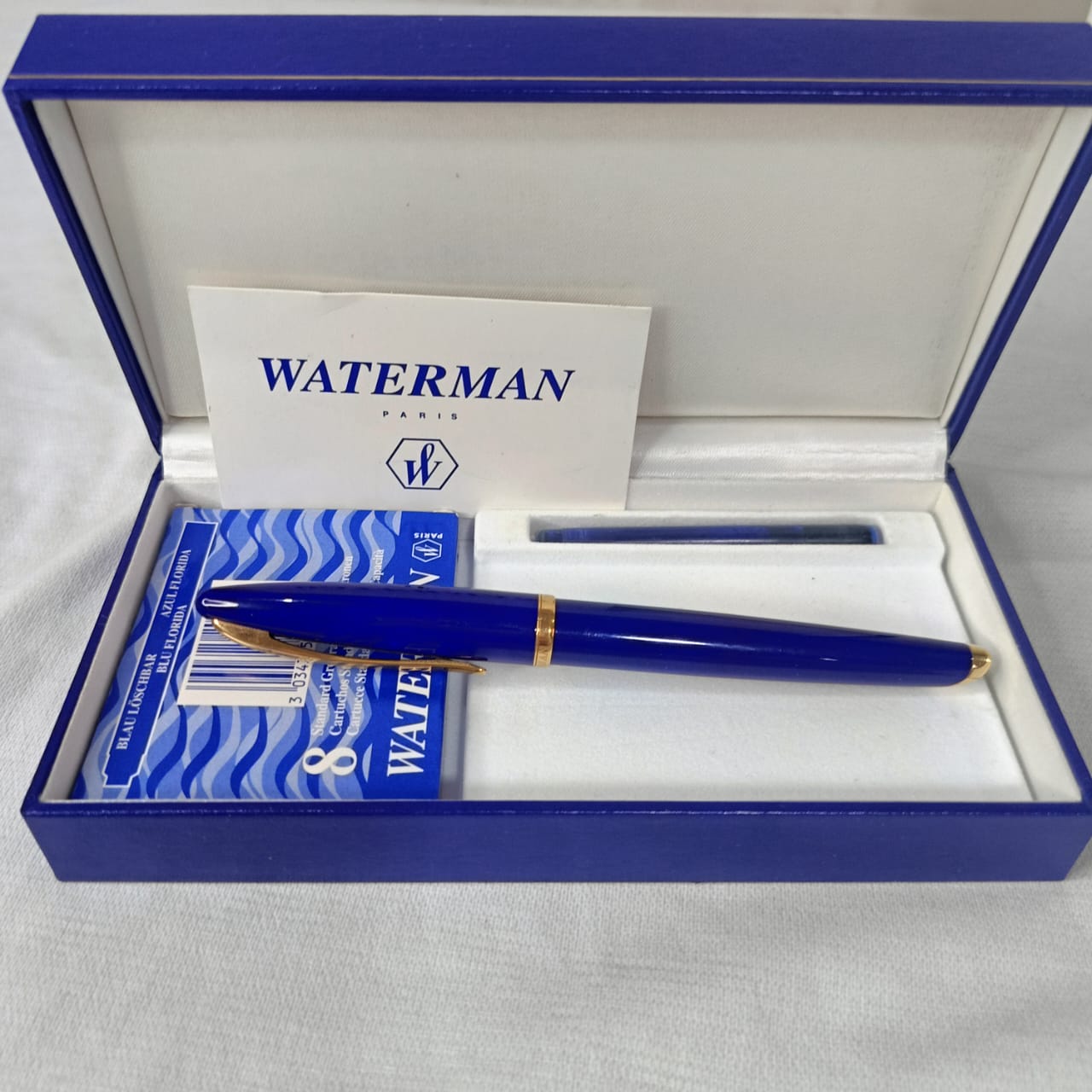 Stylo Waterman paris or 18k ريشة ذهب