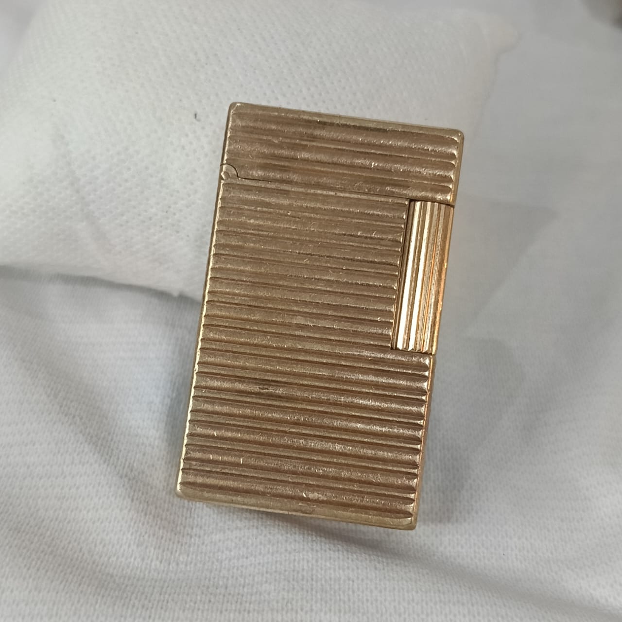Briquet Dupont en Plaqué Or Vintage Original 6cm/3.5cm