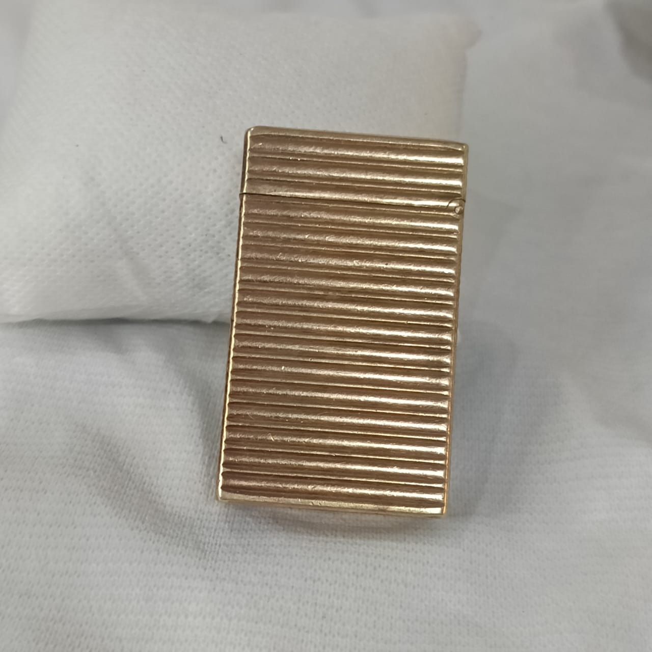 Briquet Dupont en Plaqué Or Vintage Original 6cm/3.5cm
