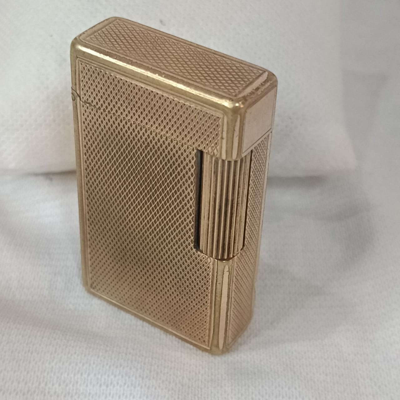 Briquet Dupont en Plaqué Or Vintage Original 6cm/3.5cm