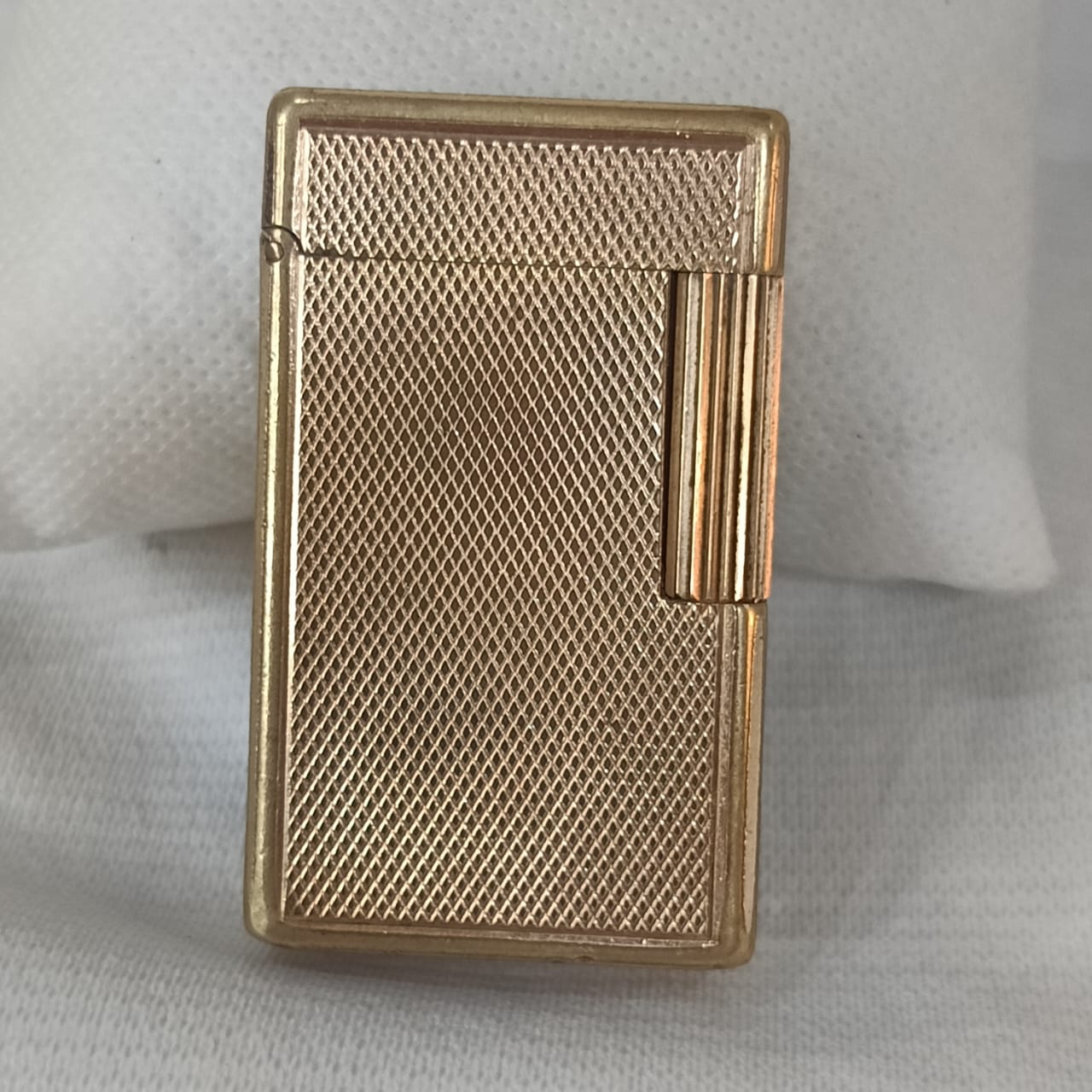 Briquet Dupont en plaqué or vintage original