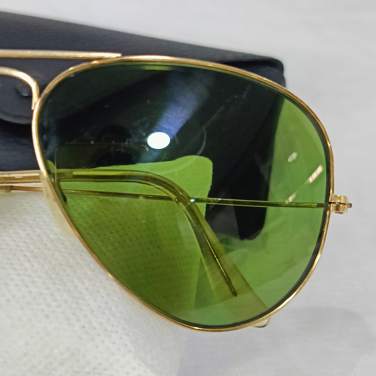 Lunette ray ben USA bl /or 10k original vintage
