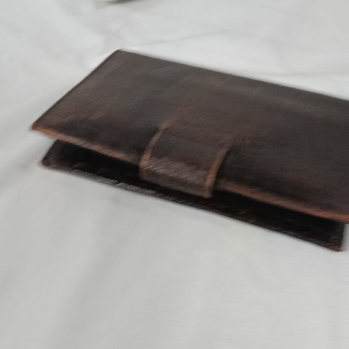 Portefeuille en cuir vintage original