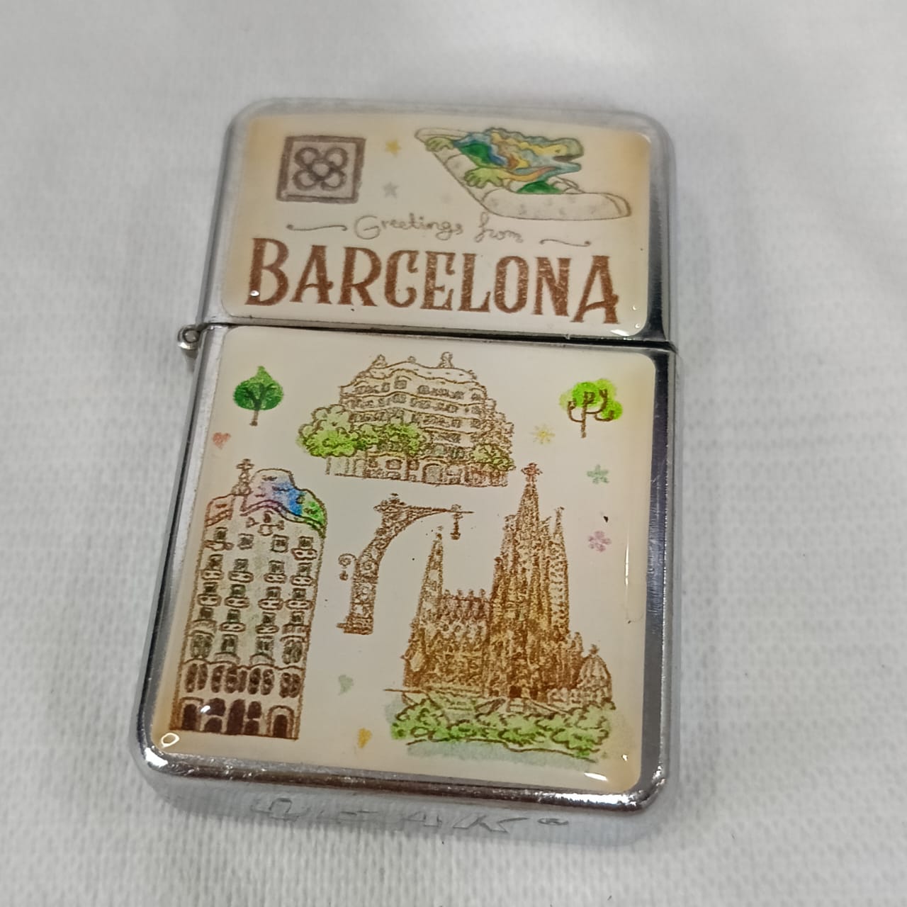 Briquet lifttofil en acier inoxydable