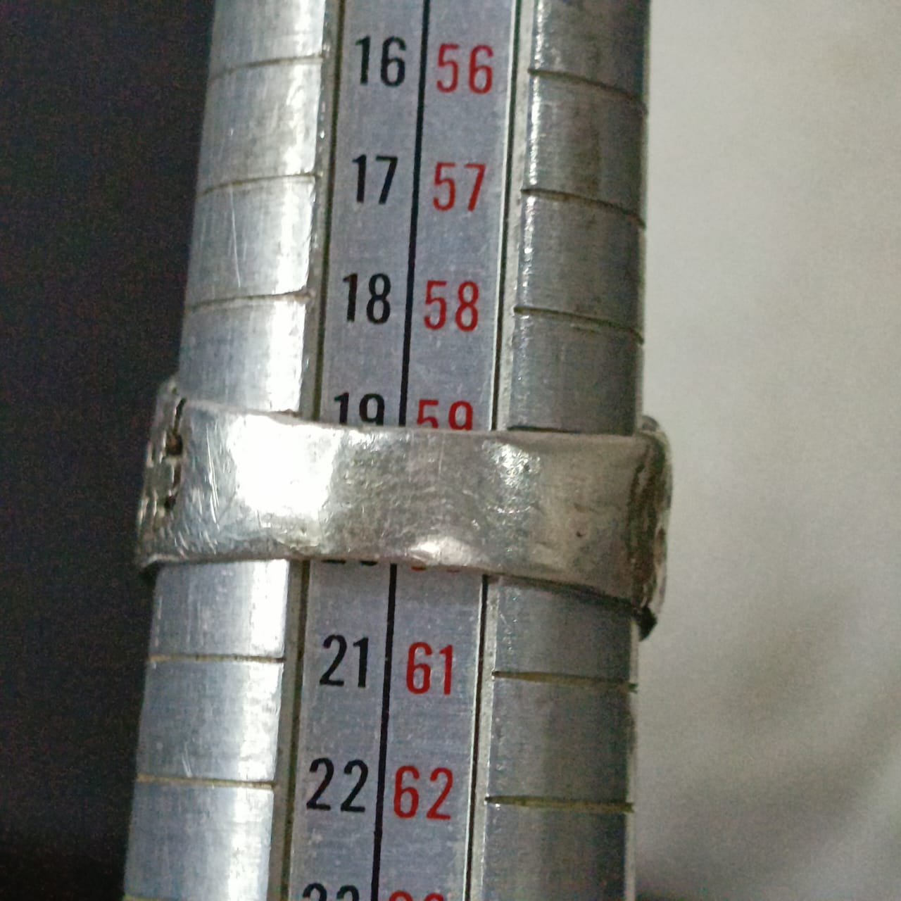 خاتم فضة بحجر دف نجفي