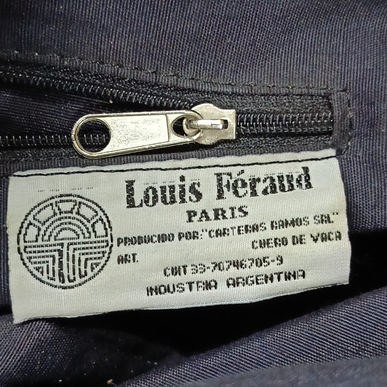 Sac louis ferauf paris en cuir vintage original