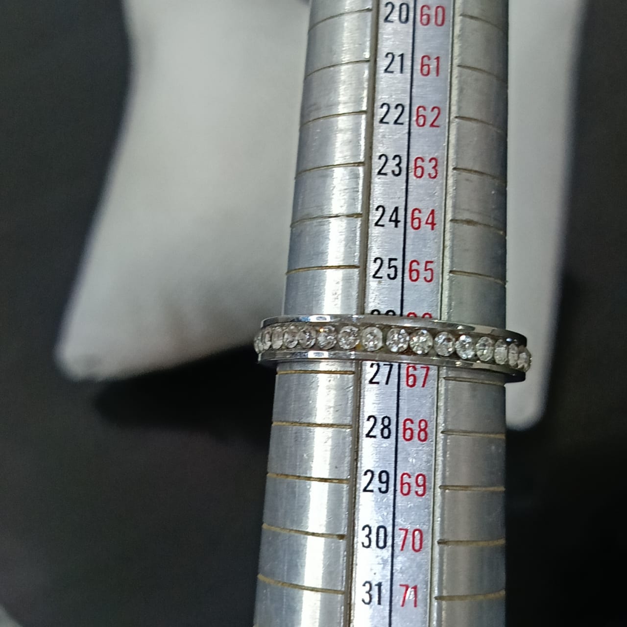 خاتم بلاكي أبيض