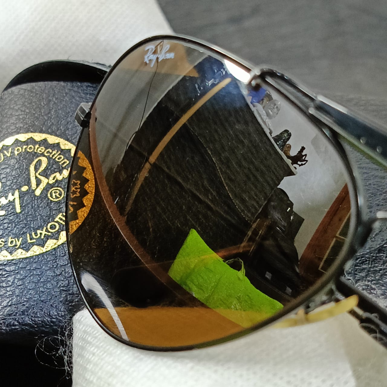 Lunette ray ben USA bl cobra miroir original