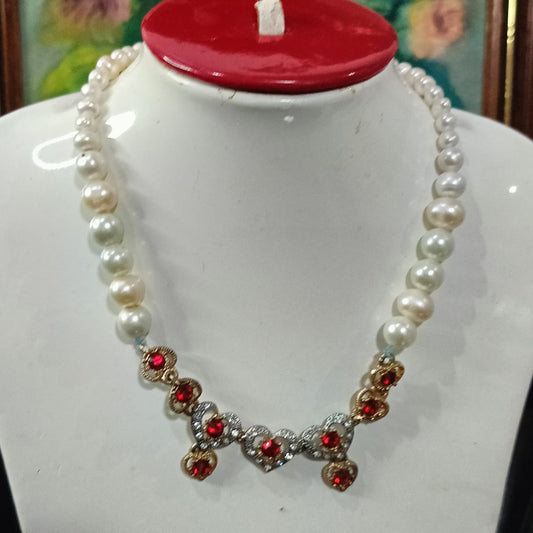 عقد تحفة بلؤلؤ طبيعي