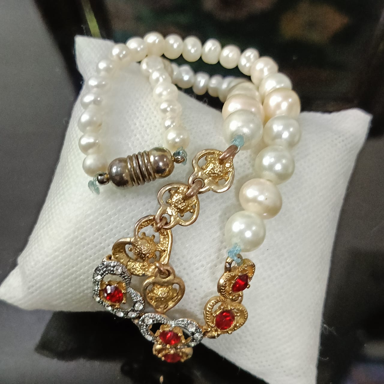 عقد تحفة بلؤلؤ طبيعي