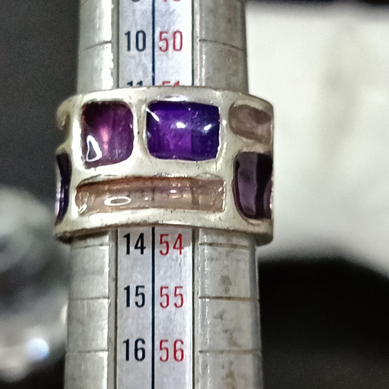 خاتم بلاكي أبيض