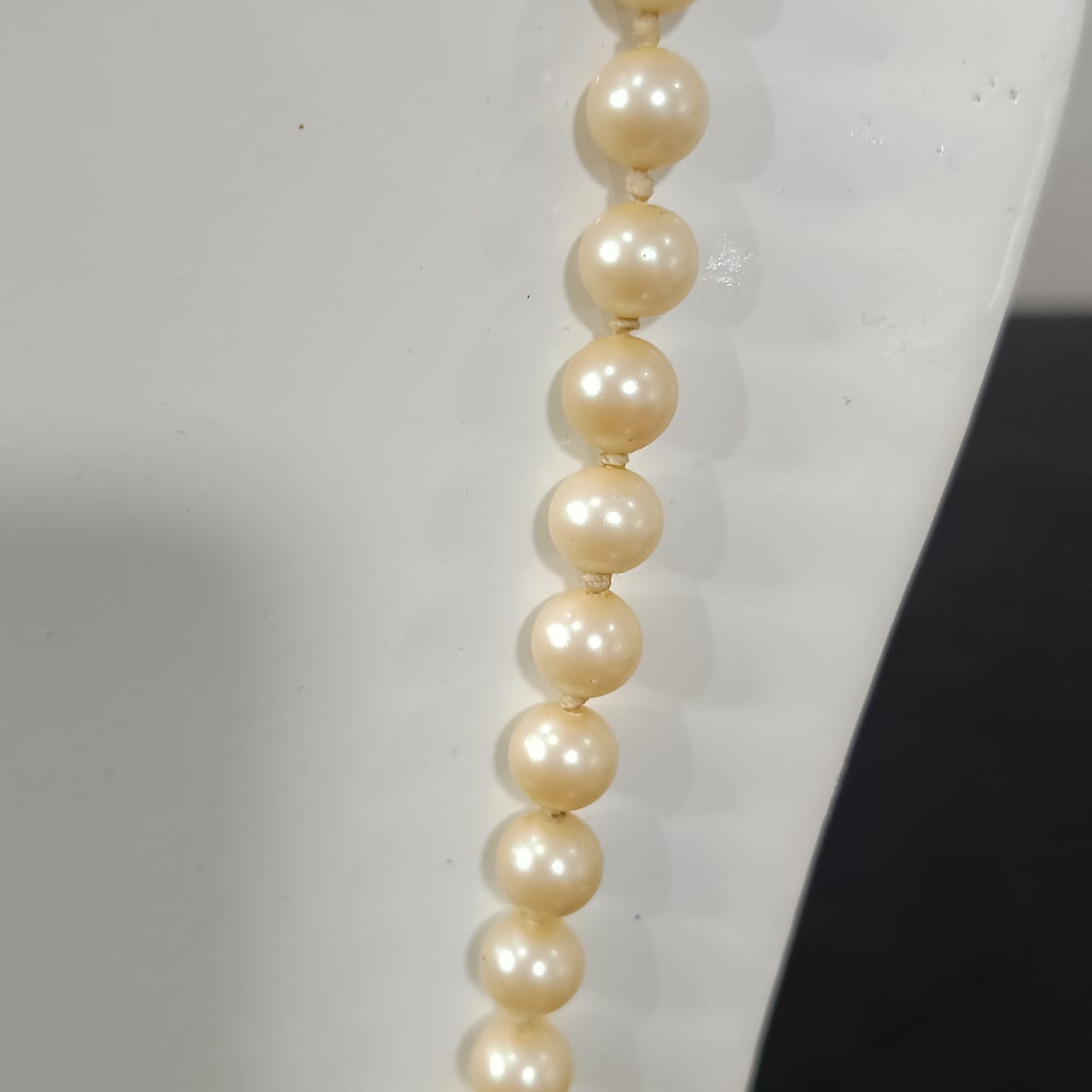 عقد تحفة لؤلؤ قفل فضة