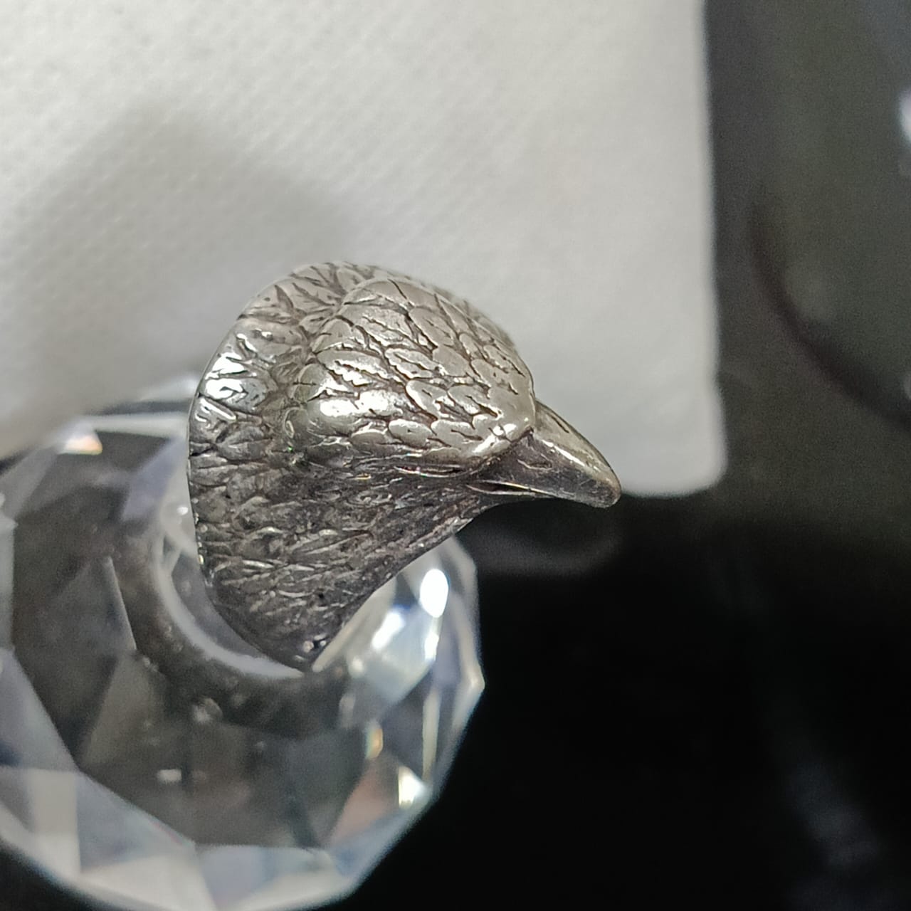 خاتم فضة نسر تحفة